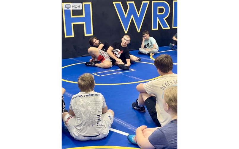 Thanks for a Great AWA Clinic Weston and Wilder Wichman!