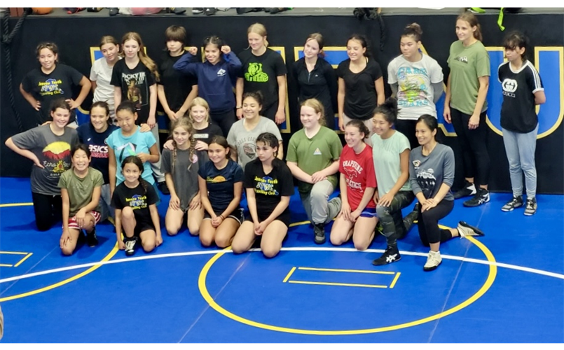 A Successful inaugural Girls Wrestling Camp